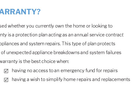 best home warranty program